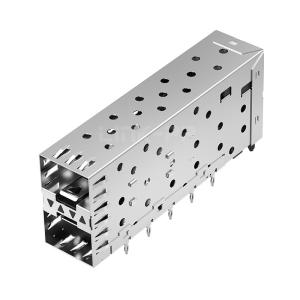 Wholesale LP21AC02101 2x1 SFP Cage Connector Press-Fit With Inner/Outer LightPipe from china suppliers