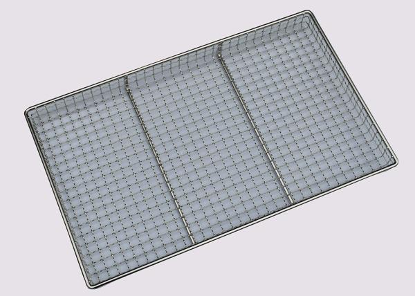 High Temperature Resistances Ss Wire Mesh Tray BBQ Grill Electro Polishing