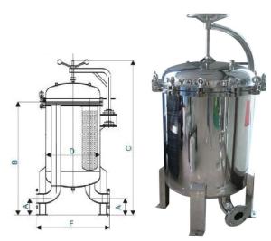 Wholesale 1/4NPT Vent Stainless Steel Bag Filter Housing For PVC Filter Bag from china suppliers