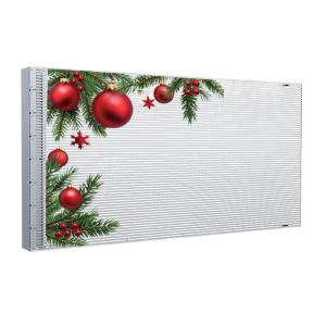 Wholesale P6 Adhesive Transparent LED Display 4000 nits Rear Service 2kg Per Square Meter from china suppliers