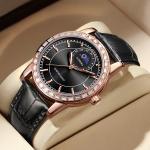 Stainless Steel Bezel Quartz Battery Wristwatches With Customize Dial And Buckle