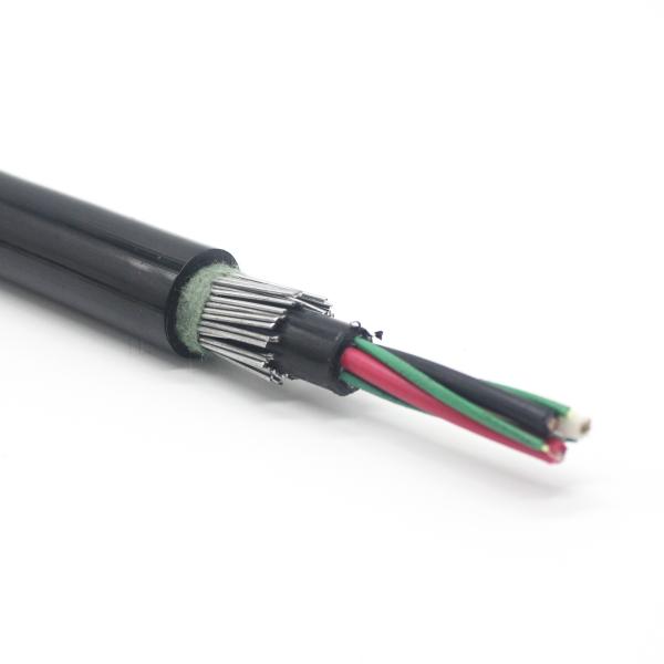 GDTA GDTS Photoelectric Hybrid Fiber Optic Cable with 12 Fiber Count and