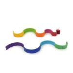 Educational Silicone Blocks Latex Free Baby Stacking Toy Big Rainbow