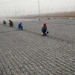 Highways and Railways 100kn Steel Plastic Geogrid Road Surface Resistance