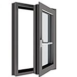 Stainless Steel Screen Netting Casement Windows With Air Insulation And Water