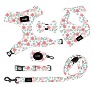 Wholesale Wholesale Manufacture Fashion Popular Dog Polyester Print Chest Strap Pet Supplies Dog Harness Set from china suppliers