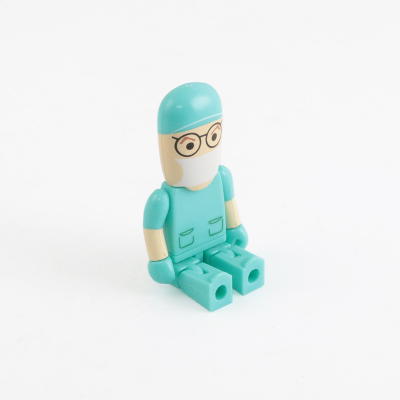 Doctor Nurse Shape Plastic USB Stick Flash Drive USB 2.0 or USB 3.0