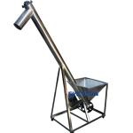 Heavy Duty Plastic Flakes Screw Conveyor Feeder Feeding Conveyor For Pellet