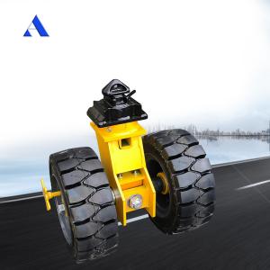Wholesale Sturdy and Durable Heavy Duty Molded Rubber Tire Casters for Moving Shipping Container H x L 550 X 500MM from china suppliers