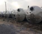 Material Flow Used Stainless Steel Storage Tanks 10 Tons