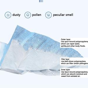 Wholesale ODM 3 Ply Earloop Disposable CE Breathable Medical Face Mask For Aldult from china suppliers