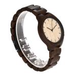 Custom Maple Wooden Quartz Watch 0-3 ATM Waterproof 12 Month Guarantee