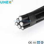 Service Drop Aerial Bundle Cable 3X70mm2 54.6mm2 16mm2 ABC Cable for Electrical