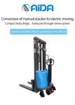 Anti-Static Insulation Electric Stacking Truck Forklift for Safe and Smooth