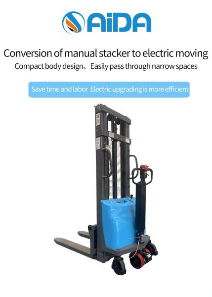Forklift 3 Walkie Stacker With CE Electric Lifter Option Support After Sales