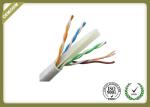 23AWG Multi Core Network Fiber Cable , Cat6 Utp Cable With Solid Bare Copper