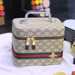 SGS Dustproof Pu Leather L24cm Makeup Storage Case