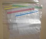 Double track zip loc bag made from food grade material for apple packing, double