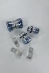 Blue Steel Liquid Tight Connectors Zinc Plated For EMT Conduit Hot Dip