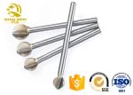 Tungsten Solid Carbide Ball Nose End Mills / 3 Flute End Mill Aluminum