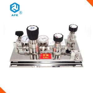 Wholesale Stainless steel 316L Automatic change-over switching station for high flow rate and for the connection of 2 x 2 cylinder from china suppliers