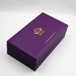 Outer Makeup Cosmetic Packaging Boxes CCNB Wooden Hinged Kit Skincare Beauty