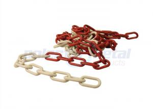 Wholesale Red And White Plastic Chain ,  HDPE PP PE Plastic Barrier Chain Link from china suppliers