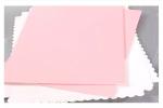 White Pink Paperboard Insert Clear PET Transparent Packaging Box