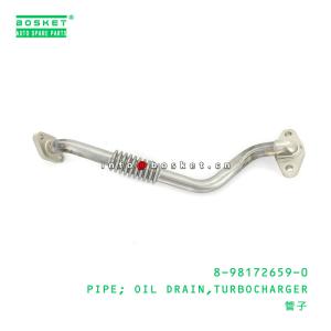 Wholesale 8-98172659-0 Turbocharger Oil Drain Pipe 8981726590 For ISUZU NPS from china suppliers