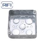 OEM GI Electrical Box 1and 2 Gang Metal Switch Box Handy 4" Square Electrical