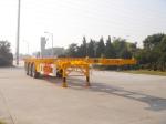 40 Foot tandem Flat Bed Semi Trailer With Bogie Suspension And Brake System