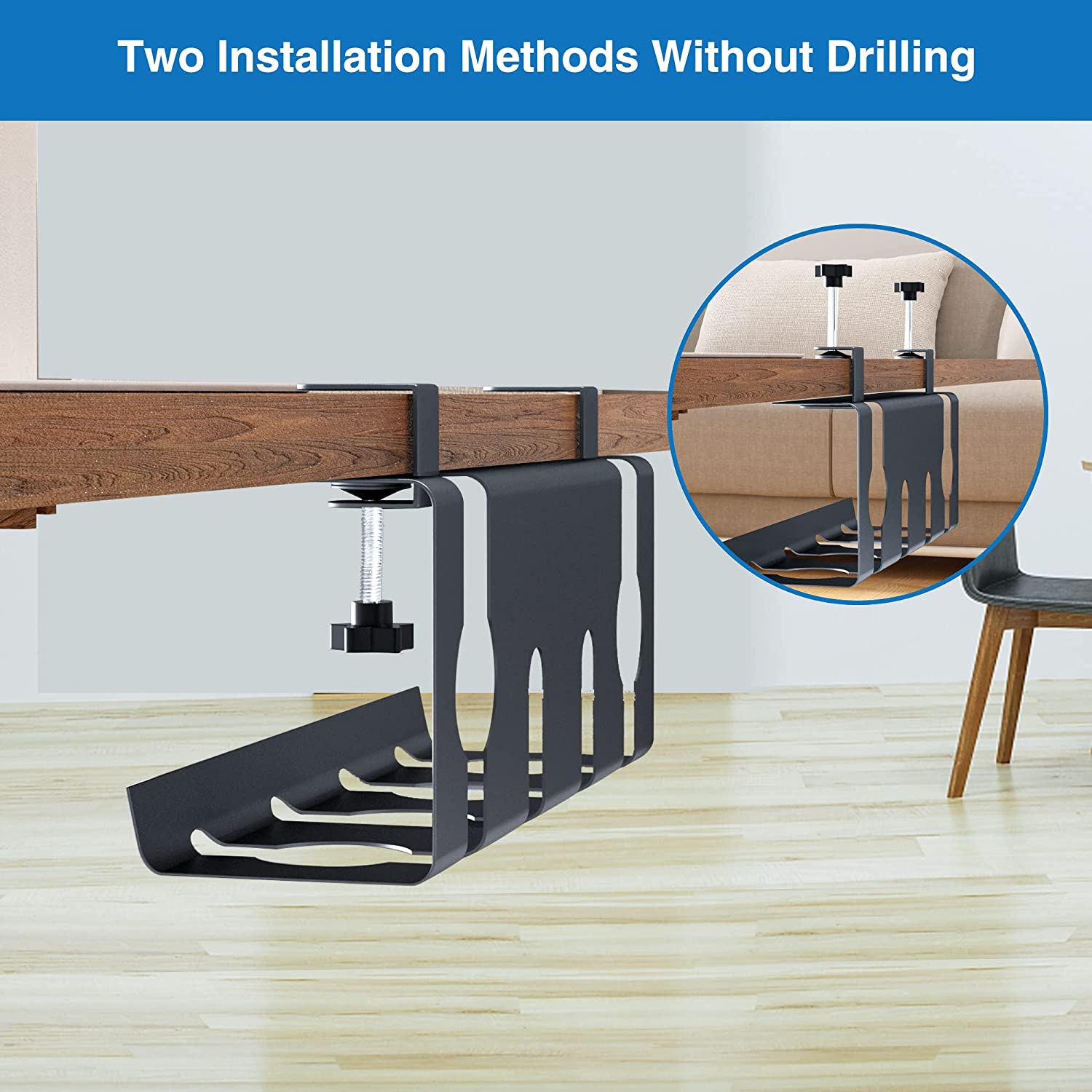 Cable Duct Desk No Drilling Wire Management Box The Perfect Cord Management Solution