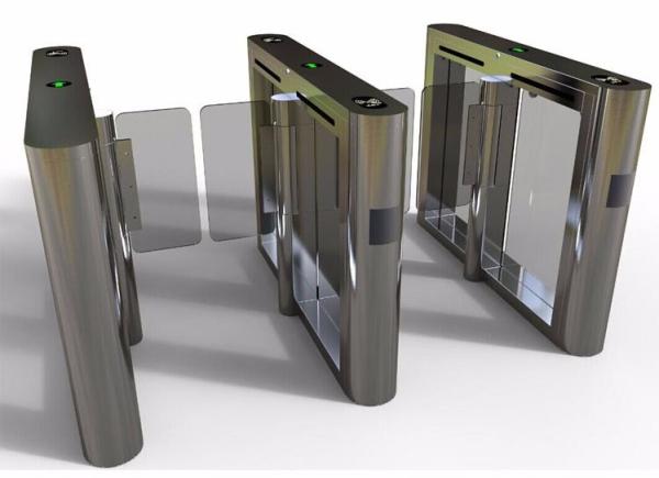 Smart Access Gate 304 stainless steel sliding turnstile barrier gate for office