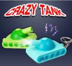 New creative gift product tank led keychain with led light