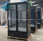 Digital Control Commercial Freezer Glass Door Fan Cooling Deep Freezer Display