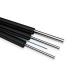 1 Core FTTH Fiber Optic Cable Double Steel KFRP Strength Member