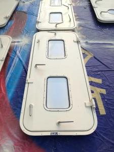 Wholesale Aluminum Marine Weathertight Door C/W Stainless Steel Accessories&amp;Windows 6 Dogs from china suppliers