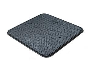 Wholesale Anti Frozen Single Seal Manhole Cover D400 Ductile Iron Square For Main Roads from china suppliers