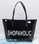 transparent plastic tote shopping pvc bag, Cosmetic Packaging Clear PVC Bag,