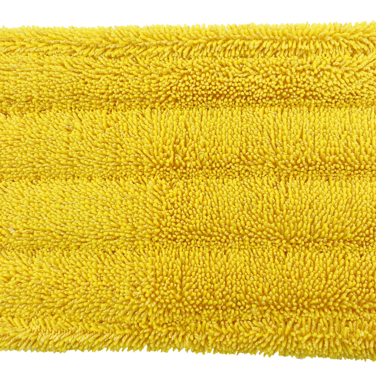 Twist Pile Metal Buckles Clip Flat Mop Refill Pad 18 Inch Yellow