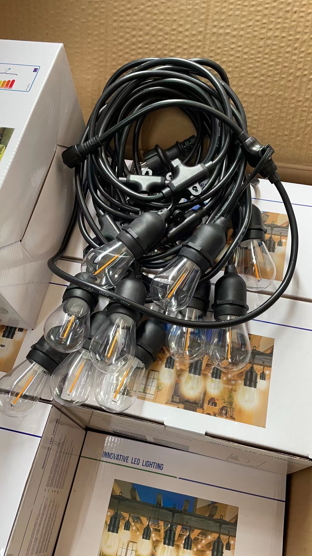 2700K-6500K 1w Led Filament Bulb LED Decorative Lights For Garden