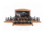 Natural Wood Watch Display Stand / Watch Display Set Silk Screen Logo