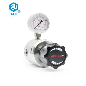 Wholesale CO2 Gas Pressure Regulator Single Gauge Single Stage 316 Stainless Steel Pressure Regulator from china suppliers