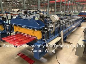 Wholesale Single Layer metal Roofing Sheet Roll Forming Machine ISO9001 CE from china suppliers