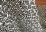 ISO Stainless Steel Metal Ring Mesh For Hotel Decoration Window Drapery