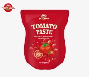 Wholesale Wholesale Stand-Up Sachet Tomato Paste Offered In 56g And 70g Variants, Provides A Pure Product Without Any Additives from china suppliers