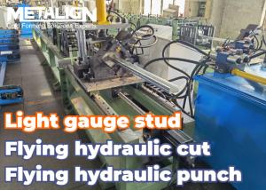 Wholesale Light Steel Stud Roll Forming Machine With Plastic Film Protection And Hydraulic Punching from china suppliers