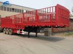 Height Adjustable Fence Semi Trailer For Transport Bulk Cargo Food Animals