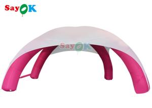 Wholesale Event Sponsored X Shape Inflatable Spider Tent Advertising Promo Tent White And Pink from china suppliers