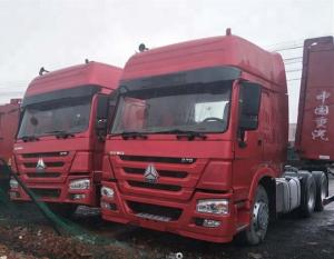 Wholesale 420 HP Sinotruk Howo 6x4 Tractor Head Truck With HW79 Double Sleepers Cab from china suppliers